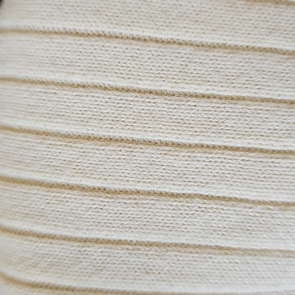 PURE ALFRED SUNG Cream Cardigan Sweater Timeless Knit. SIZE LARGE - Picture 9 of 9